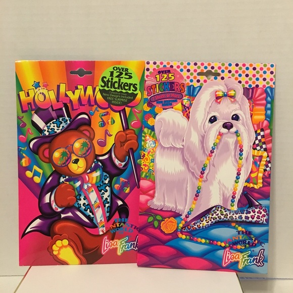 Vintage Two (2) Lisa Frank Sticker Totes - Picture 14 of 14